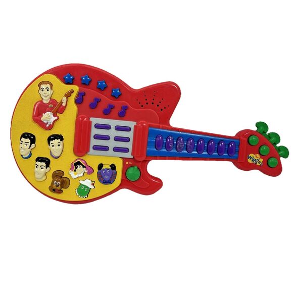 Spin Master Other - The Wiggles Red Guitar Musical Songs & Sounds Toy 2003 Spin Master Tested Works